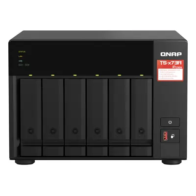 QNAP TS-673A NAS Tower Ryzen Embedded V1500B 8 GB DDR4 0 TB QNAP Turbo