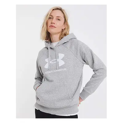 Under Armour Rival Big Logo Hoodie Grey - Under Armour - Size: S8/10