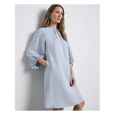 Joanna Hope Big Sleeve Shift Dress Soft Blue - Joanna Hope - Size: 22