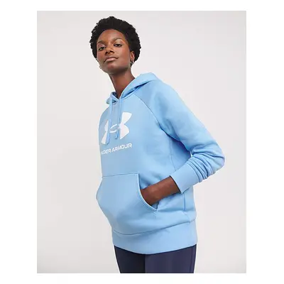 Under Armour Rival Big Logo Hoodie Blue - Under Armour - Size: S8/10