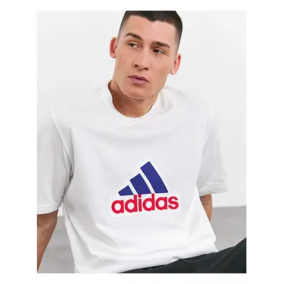 Adidas Big Logo T-Shirt White - adidas - Size: M37/40