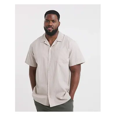 Jack & Jones Cody Poplin Resort Shirt Oxford TAN - JACK & JONES - Size: 5XL(62)