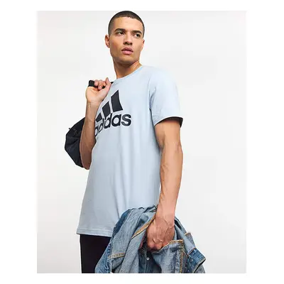 Adidas Big Logo T-Shirt Blue - adidas - Size: L40/44