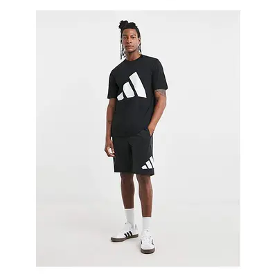 Adidas Big Logo T-Shirt Black - adidas - Size: S34/37