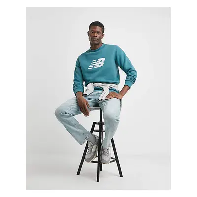 New Balance Big Logo Crew Sweatshirt Blue - New Balance - Size: 2XL48/53
