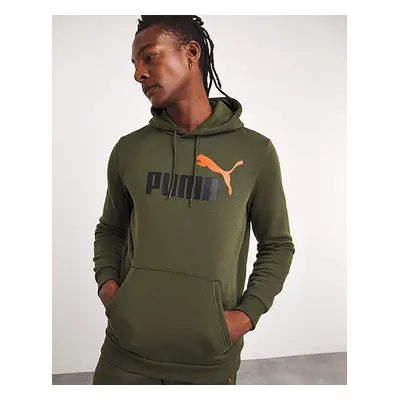 PUMA Essentials Big Logo Hoodie Olive - Puma - Size: XL47