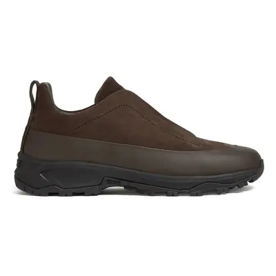 Zegna monte sneakers triple stitch Brown